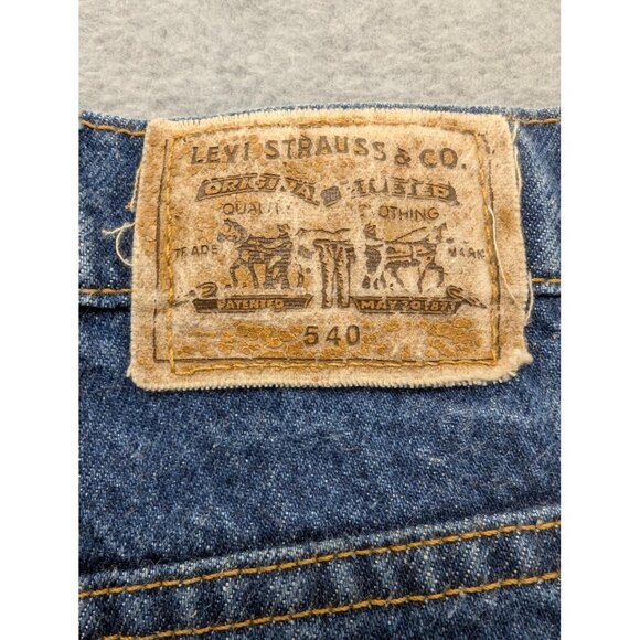 Vintage Levis 540 Jeans Mens 44x30 Blue Relaxed Fit Straight Leg Denim USA 90s - Picture 10 of 14